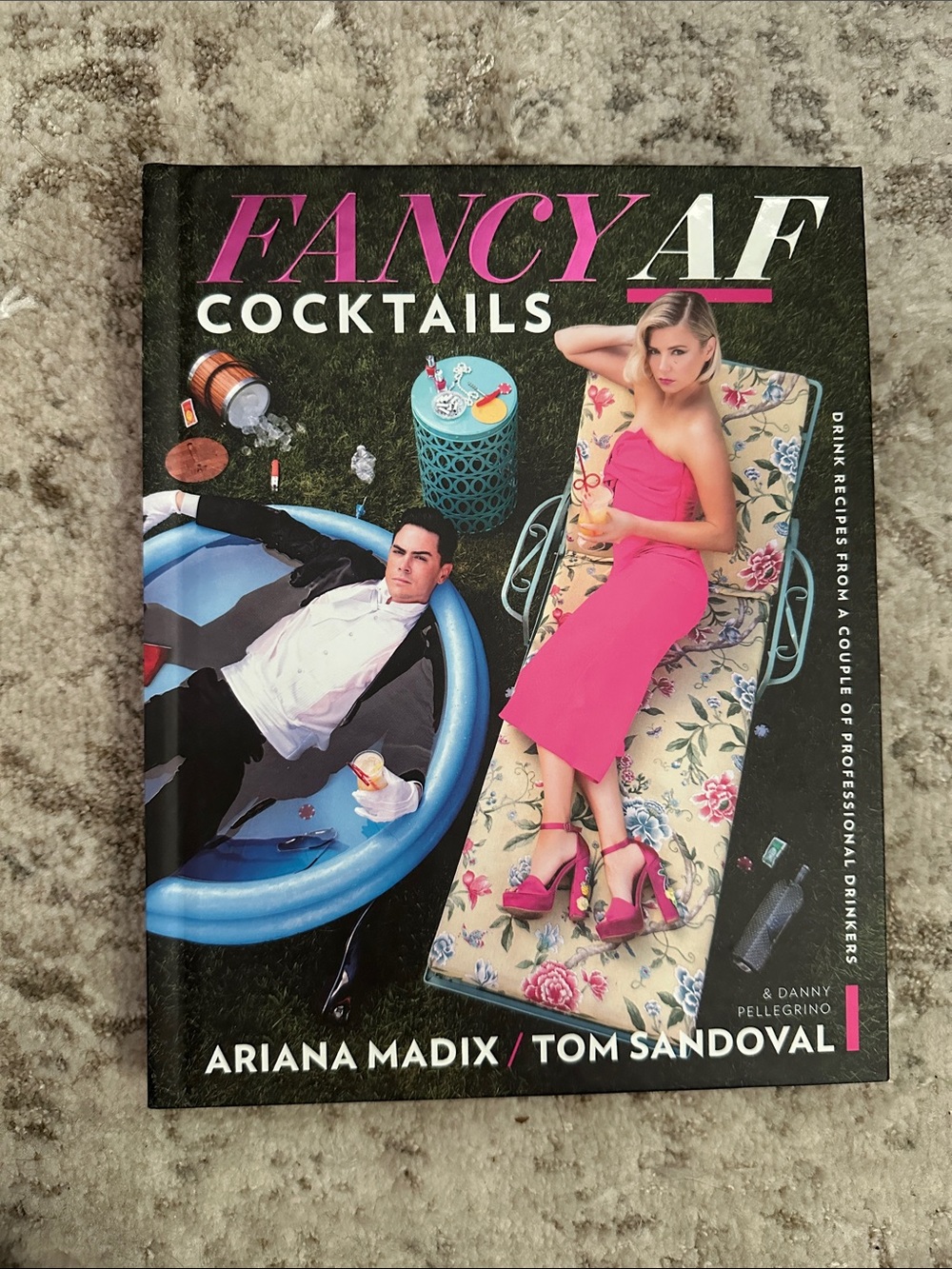 Fancy AF Cocktails Cocktail Book - Hard Cover